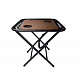 Aga Campingtisch MR55TB – Klapptisch 50x50x50 cm mit 2 Getränkehaltern – faltbar, stabil & wetterfest – kompakt für Camping & Reisen