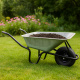 Aga Schubkarre 110 Liter, 120Kg, Bauschubkarre, Gartenschubkarre