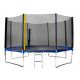 Linder Exclusiv Trampolin XXL 366 cm 12 ft + Schutznetz + Leiter + Abdeckung