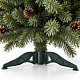 Aga Weihnachtsbaum leicht küstlisch beschneite Fichte mit kleinen Zapfen 180 cm , Künstlicher Weihnachtsbaum, Tannenbaum mit ständer, Christbaum, Kunstbaum Weihnachten
