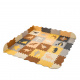 Aga Schaumstoff-Puzzlematte / Laufstall 36Stück Dinosaurier 143cm x 143cm x1cm