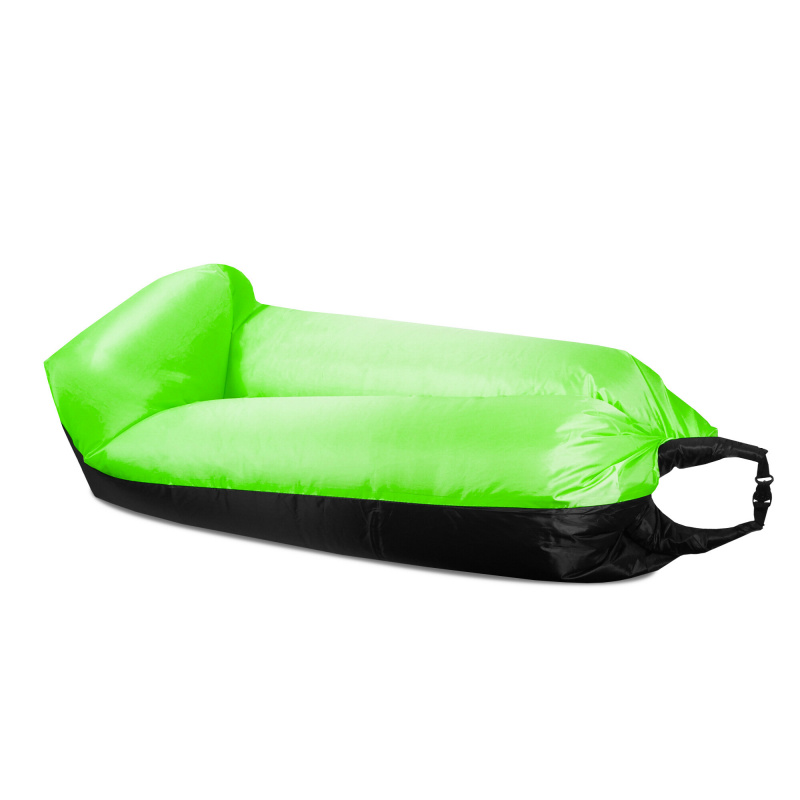Aga Aufblasbarer Lazy Bag 230x70 cm Schwarz/Grün