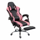 Aga Gaming-Stuhl mit Fußstütze DS5011 Rosa