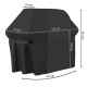 Abdeckung für Gartengrill 147x61x122cm