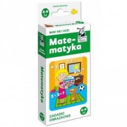 Kapitan Nauka Zagadki obrazkowe - Matematyka zadania 6-9 lat  KS0886 uniwersalny