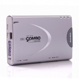 K5 CZYTNIK ALL IN ONE + HUB SREBRNY