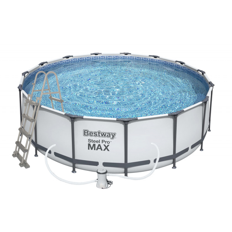 Bestway Steel Swimmingpool -Pro Max 4,57 x 1,22 m 56438 mit Zubehör
