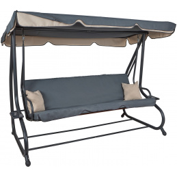 Aga Gartenschaukel XXXL COMFORT LUX Dunkelgrau