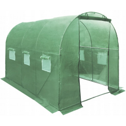 Aga Garten-Foliengewächshaus Polytunnel Folienhaus Pflanzenhaus 3x2x2 m