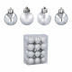 Aga Weihnachtskugeln MIX 3cm 24 Stück Silber