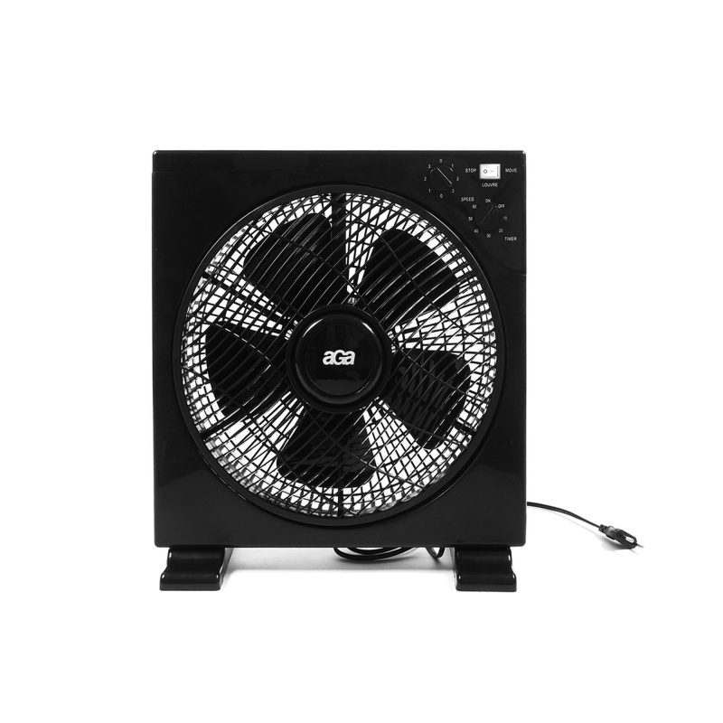 Aga Bodenventilator 30 cm Schwarz