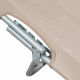 Aga 2x Gartenliege verstellbar Beige
