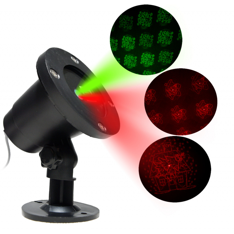 Aga Weihnachts-Laser-Dekorationsprojektor Grün/Rot MR9080 - 2DAZ718 - 2.QUALITÄT