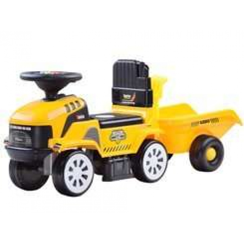 TRAKTOR Scooter mit Anhänger ZA3746 - Gelb