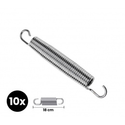 Aga Stahlfedern für Trampolin 500 cm (18 cm) 10 Stück