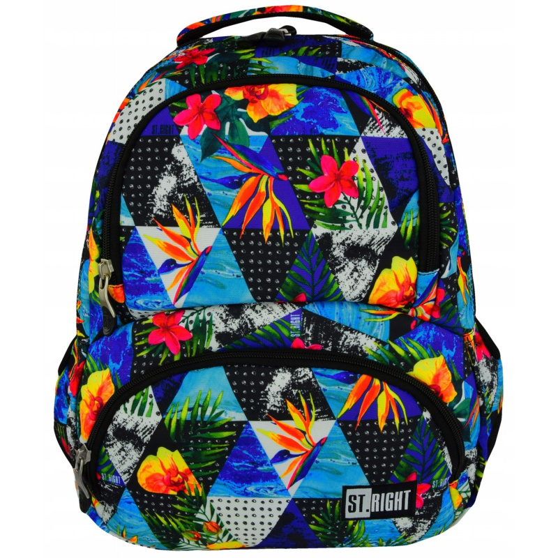 St.RIGHT Schulrucksack Paradise mit vier Kammer