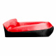 Aga Aufblasbarer Lazy Bag 230x70 cm Schwarz/Rot