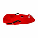 Aga Kinder Schlitten  DS492 Rot, Kinderschlitten aus Kunststoff, Stabiler Schneebob, Rodelschlitten für Kinder