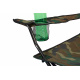 Linder Exclusiv Campingstuhl mit Getränkehalter, Anglersessel Camouflage