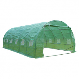 Aga Garten-Foliengewächshaus Polytunnel Folienhaus Pflanzenhaus 6x3x2 m