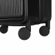 Aga Travel Handgepäck, Reisekoffer MR4671 Schwarz, Hartschale, TSA, 4 Rollen, Teleskopgriff