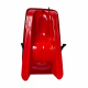 Aga Kinder Schlitten DS495 Rot, Robuste Kinderschlitten aus Kunststoff, stabile und hochwertige Schneeschlitten, Bobs für Kinder