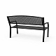 Aga Metall-Gartenbank 128x58x84 cm