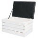 Hocker aus Holz - Truhe