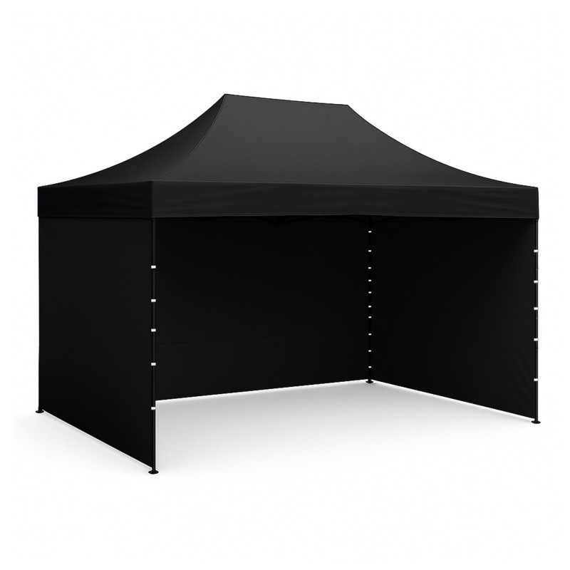Aga Verkaufsstad Pop-Up Pavillon Partyzelten  3x4,5m Schwarz