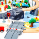 Aga4Kids Holzeisenbahn 95 Teile mit Batterie