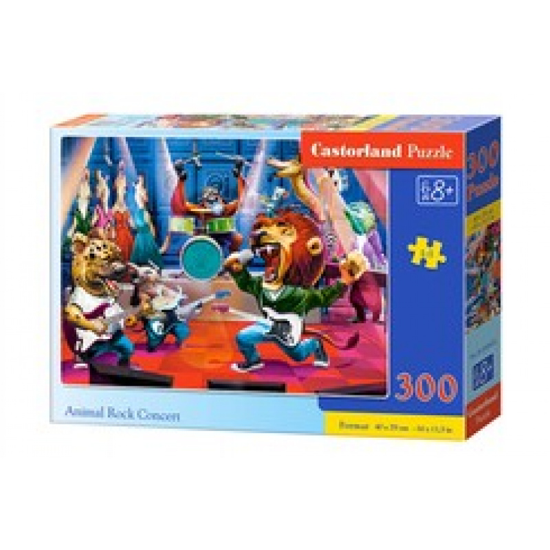 CASTORLAND Puzzle 300 Teile - Tierisches Rockkonzert