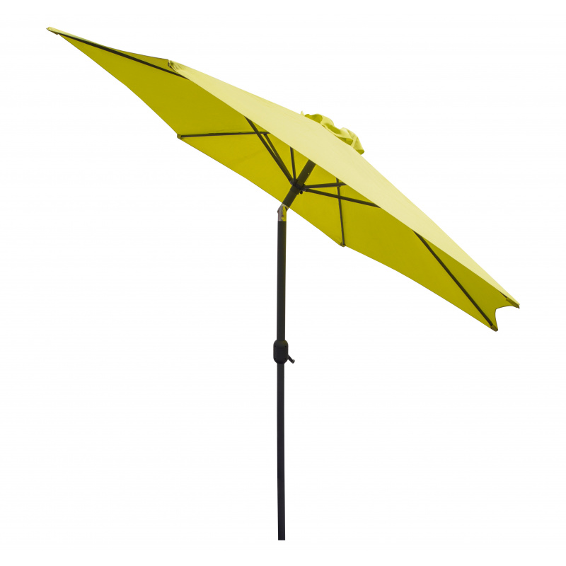 Linder Exclusiv Aga Kippbarer Sonnenschirm, Gartenschirm Ø 300 cm,mit Kurbelmechanismus,Limette