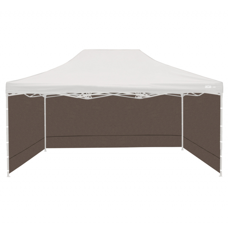Aga Seitenwand zum Verkaufsstand 3x4,5m Braun