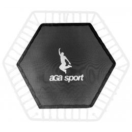 Aga Sprungmatte, Sprungtuch für Fitness-Trampolin Schwarz