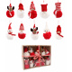 Aga Weihnachtsschmuck-set 8 Stück Figuren