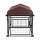 Aga Hundezwinger mit Überdachung 76x91 cm DS2SM