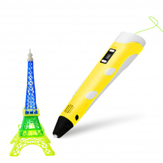 Aga 3D Stift mit LCD-Display Gelb Aga 3D Stift mit LCD-Display Gelb