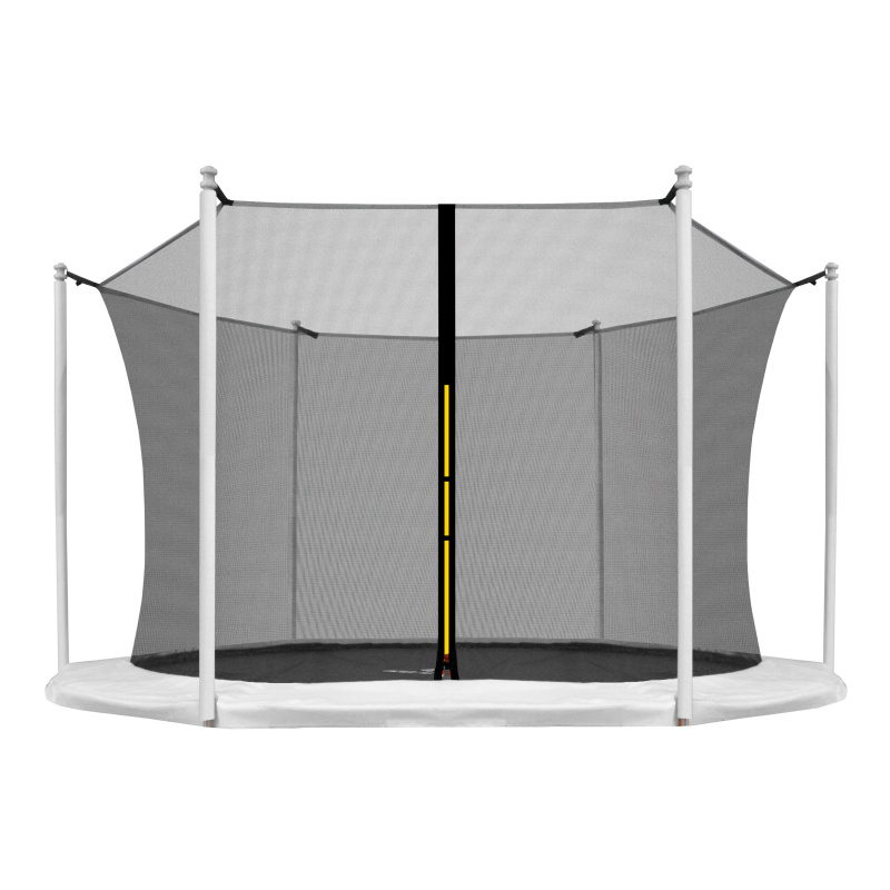 Aga Sicherheitsnetz für Trampolin mit Innennetz 305 cm 10 ft für 6 Stangen Schwarz