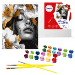 Malowanie po numerach metaliczne Taniec ptaków KHO8505  40x50 AP0046 uniwersalny