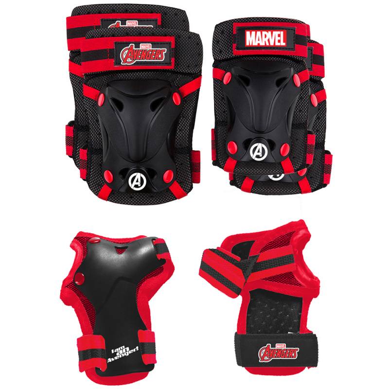 CHRÁNIČE NA KOLENA, LOKTY A ZÁPĚSTÍ AVENGERS NA SKATEBOARDING