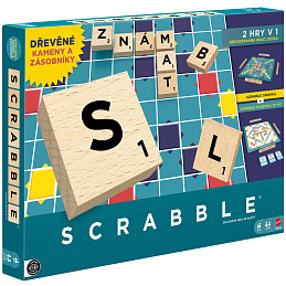 Scrabble Holz-Edition tschechisch JLJ68