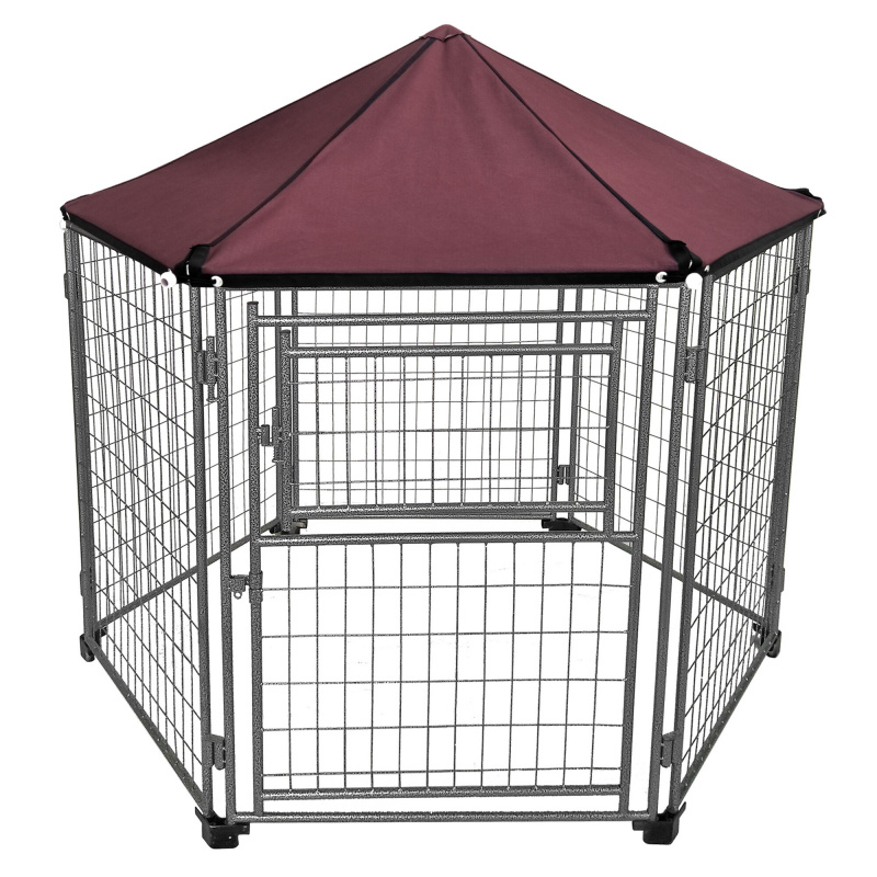 Aga Hundezwinger mit Überdachung 122 cm DS2SD-CIR