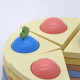 Aga4Kids Holz Kuchen Spielzeug Essen Set, Geburtstagstorte zum Schneiden, Rollenspiel Lebensmittel für Kinder