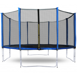 Aga SPORT PRO Trampolin 366 cm Blau + Schutznetz