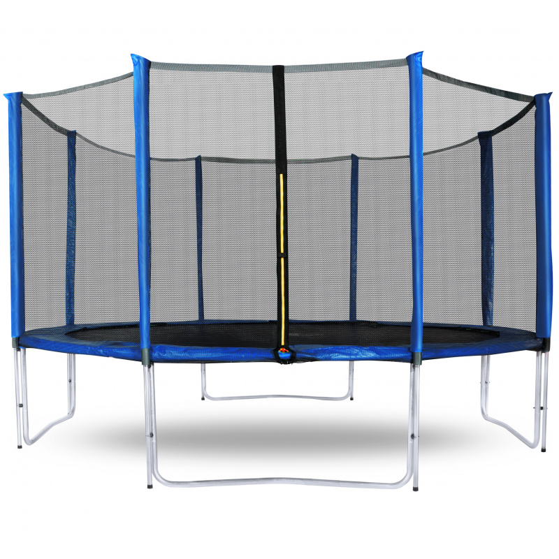 Aga SPORT PRO Trampolin 366 cm 12 ft Blau + Schutznetz