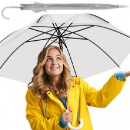 Transparenter Regenschirm für Frauen ISO 6600 Klar