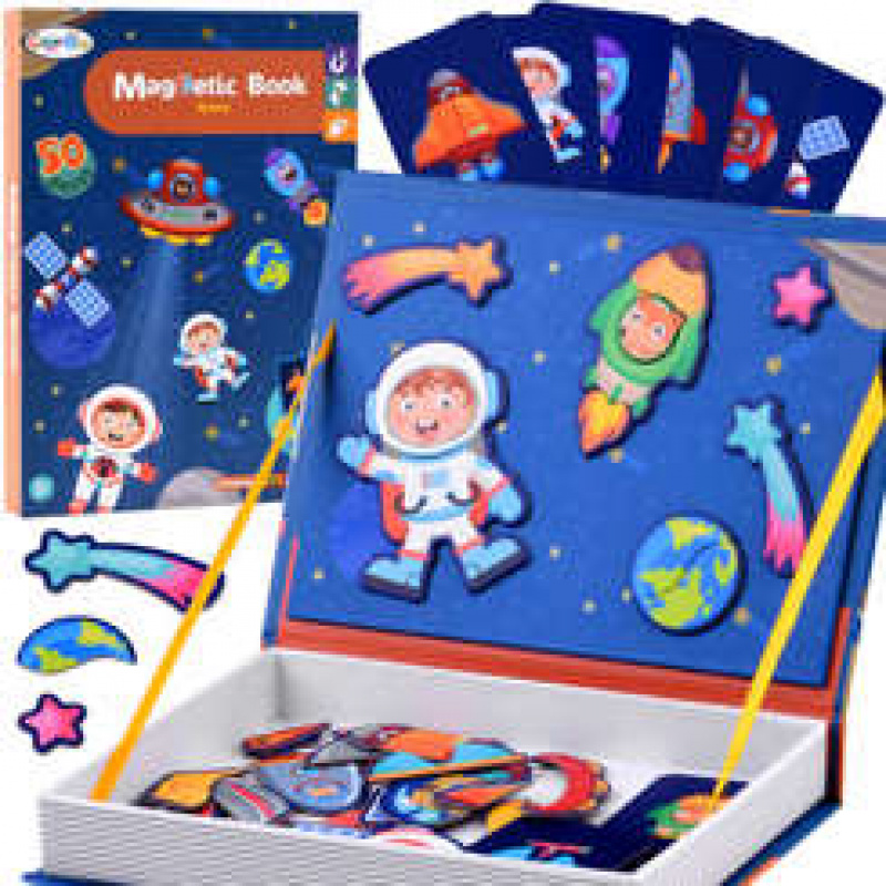 Magnetisches Puzzle Weltraum Ufo 50e ZA4407 universal