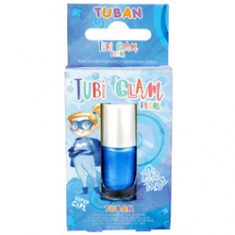Tuban Tubi Glam lakier do paznokci dla dzieci niebieski perłowy 5ml ZA5648 uniwersalny