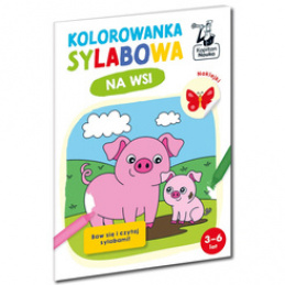 Kapitan Nauka Kolorowanka sylabowa. Na wsi KS1211 uniwersalny