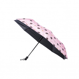 Aga Kinderschirm, Regenschirm, 95 cm Rosa, Klappschirm mit Automatik-Öffnung, Taschenschirm